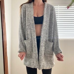 Grey Lined Business Casual Jacket MEDIUM
